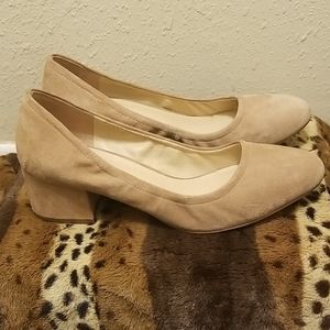 New Franco Sarto Tan Suede Heels!